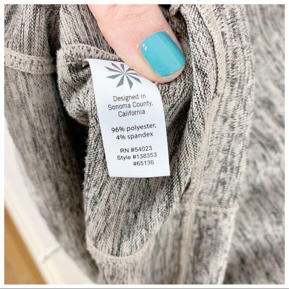 Athleta | Gray Funnel Long Sleeve Hooded Sweatshirt XS - Picture 12 of 16